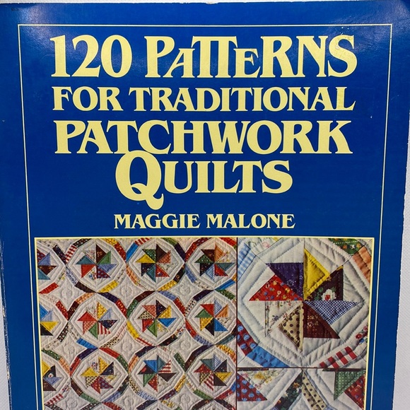120 Patterns for Traditional Patchwork Quilts by Maggie Malone 1983 - Picture 2 of 13